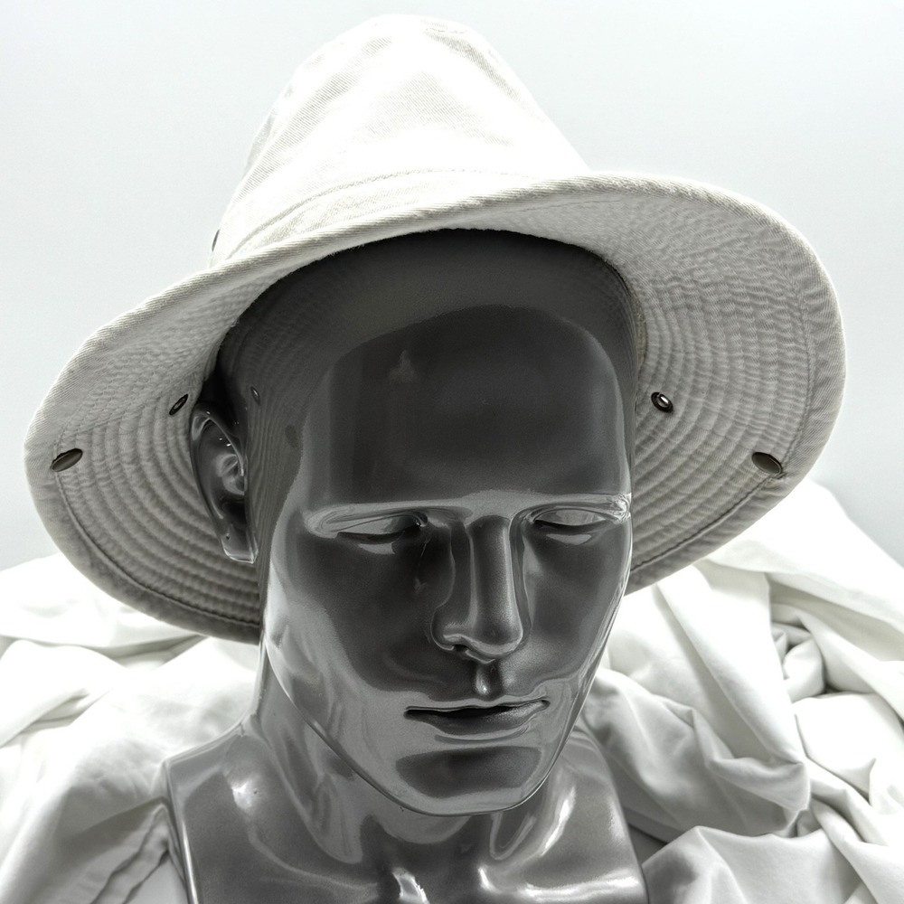 Duluth Trading Co. Men's Woman's Safari Bucket Hat Khaki Size Large Sun Hat Snap - Picture 10 of 13
